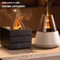 Simulated Flame Aroma Diffuser With LED Light And Cool Mist 0