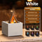 Simulated Flame Aroma Diffuser With LED Light And Cool Mist 8
