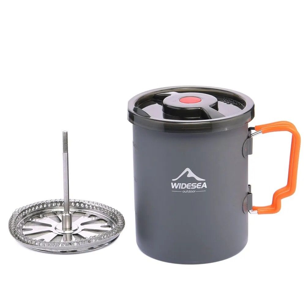Camping Coffee Pot With French Press For Outdoor Use 1