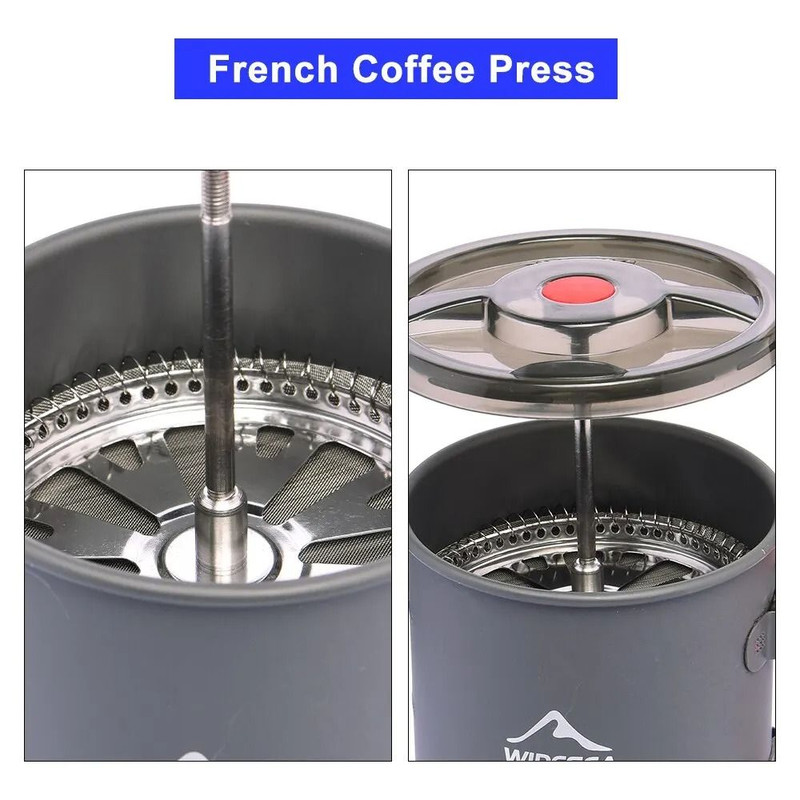 Camping Coffee Pot With French Press For Outdoor Use 2