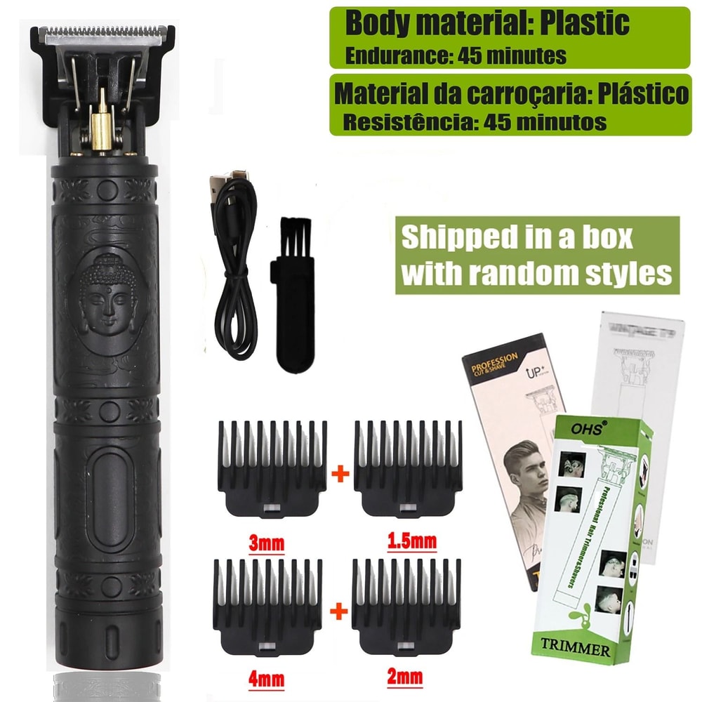 Cordless Rechargeable Hair Clipper With Vintage Design 5