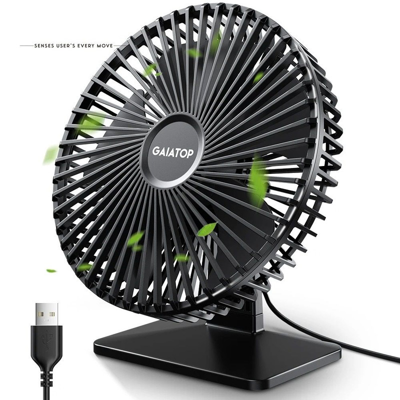 Portable USB Desk Fan With Adjustable Speeds 1