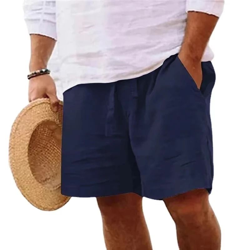 Mens Lightweight Cotton Shorts For Gym And Beach 3