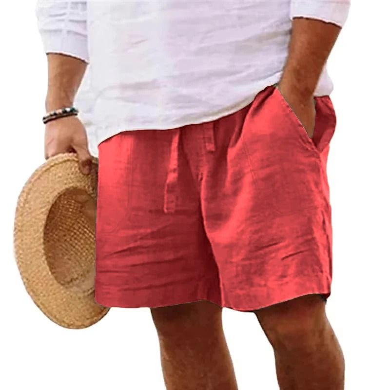 Mens Lightweight Cotton Shorts For Gym And Beach 5