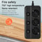 EU Power Strip With Independent Switches And Multiple Outlets 2