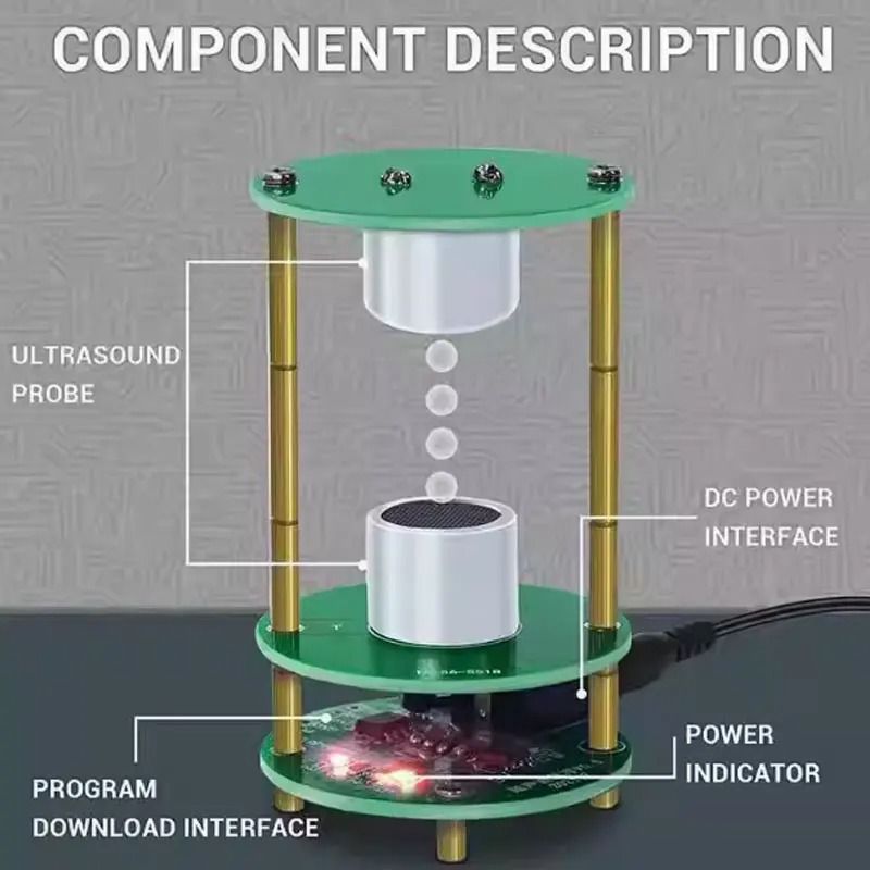 DIY Ultrasonic Levitation Kit 12V Standing Wave Controller 1