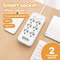 EU Power Strip With USB Type C Fast Charging And 2 M Extension Cord 7