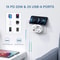 EU Plug Wall Socket Extender With USB And Type C Fast Charging 0