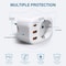 EU Plug Wall Socket Extender With USB And Type C Fast Charging 3