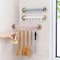 6Row Suction Cup Corner Hook For Kitchen Bathroom 0