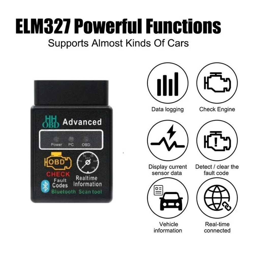 Bluetooth ELM327 OBD2 Code Reader For Cars 1