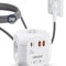 Flat EU Plug Power Cube With Fast Charging Multiple Outlets 6