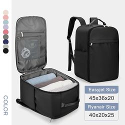 cabin sized travel backpack – fits strict airline carry on limits