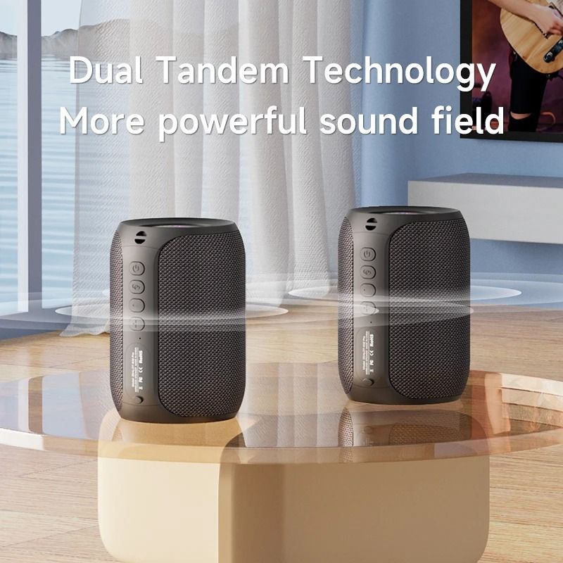 Portable Bluetooth Speaker With LED Light And Deep Bass 4