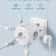 EU Plug 8in1 Socket Extender With USB And Type C Charging 1