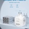 EU Plug 8in1 Socket Extender With USB And Type C Charging 5