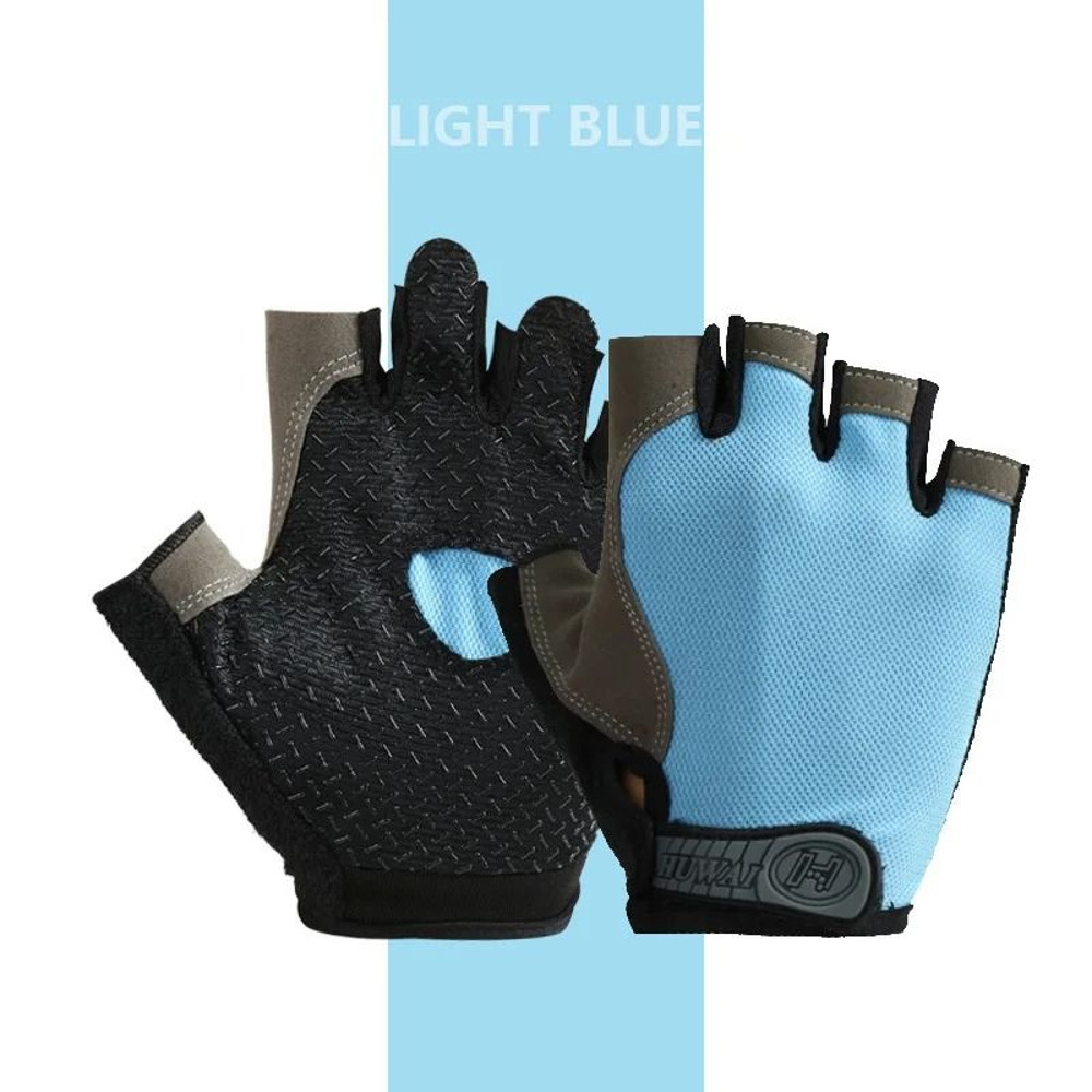 Professional Breathable Fingerless Workout Gloves 11