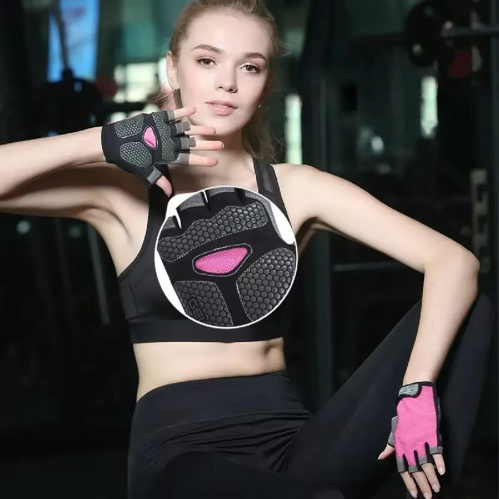 Professional Breathable Fingerless Workout Gloves 1
