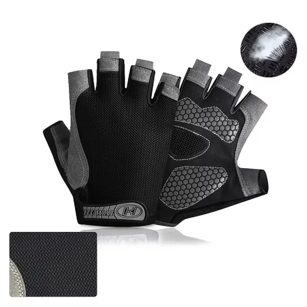 Professional Breathable Fingerless Workout Gloves 2