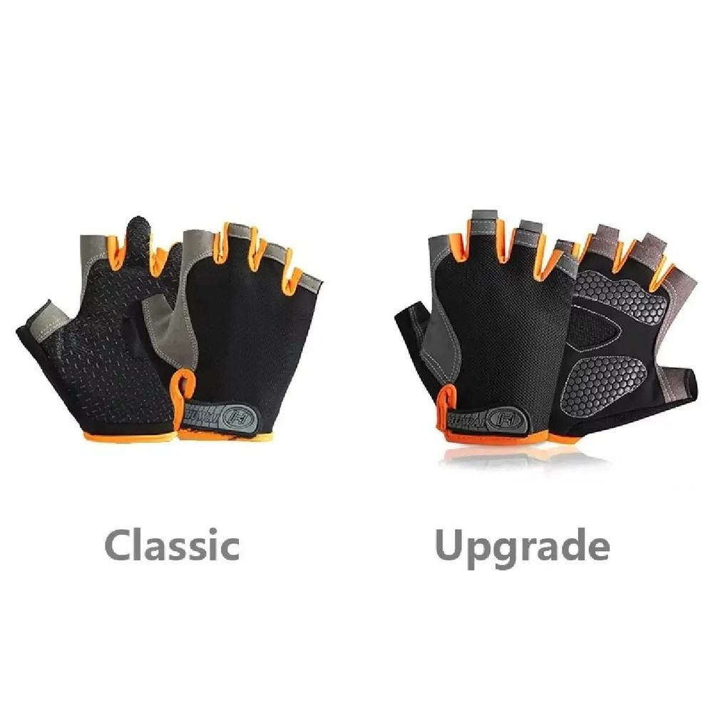 Professional Breathable Fingerless Workout Gloves 4