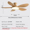 Modern LED Ceiling Fan With Remote Control 9