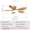 Modern LED Ceiling Fan With Remote Control 5