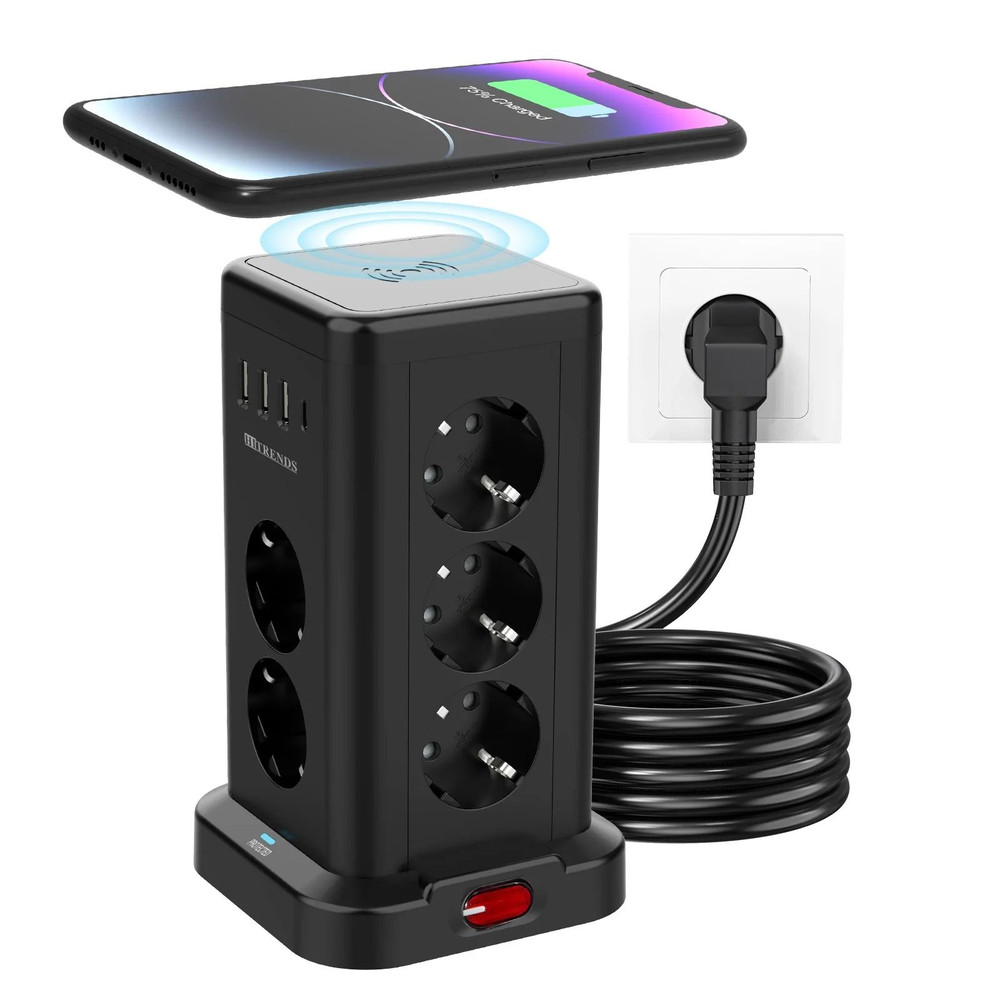 15 In 1 Smart Power Strip With USB A And Type C Charging 9