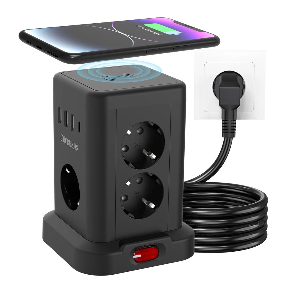 15 In 1 Smart Power Strip With USB A And Type C Charging 8
