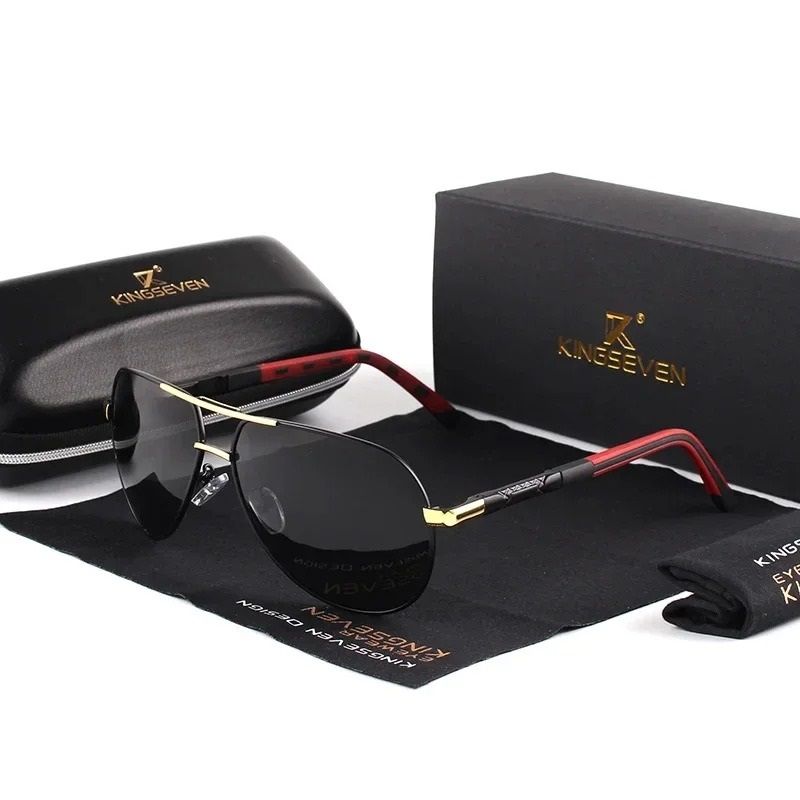 Luxury Retro Aluminum Frame Sunglasses 7