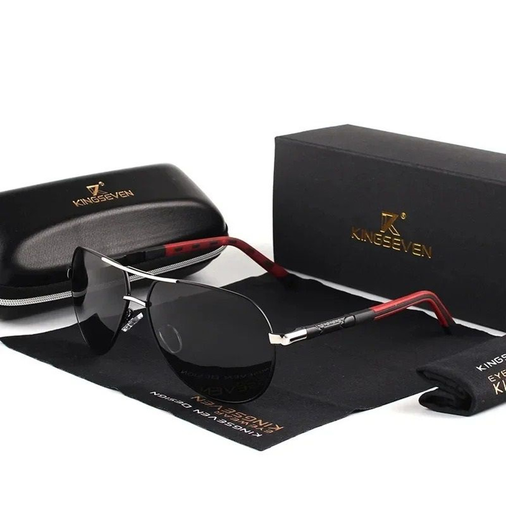 Luxury Retro Aluminum Frame Sunglasses 8