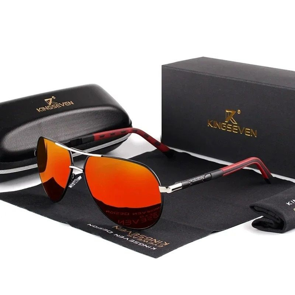 Luxury Retro Aluminum Frame Sunglasses 9