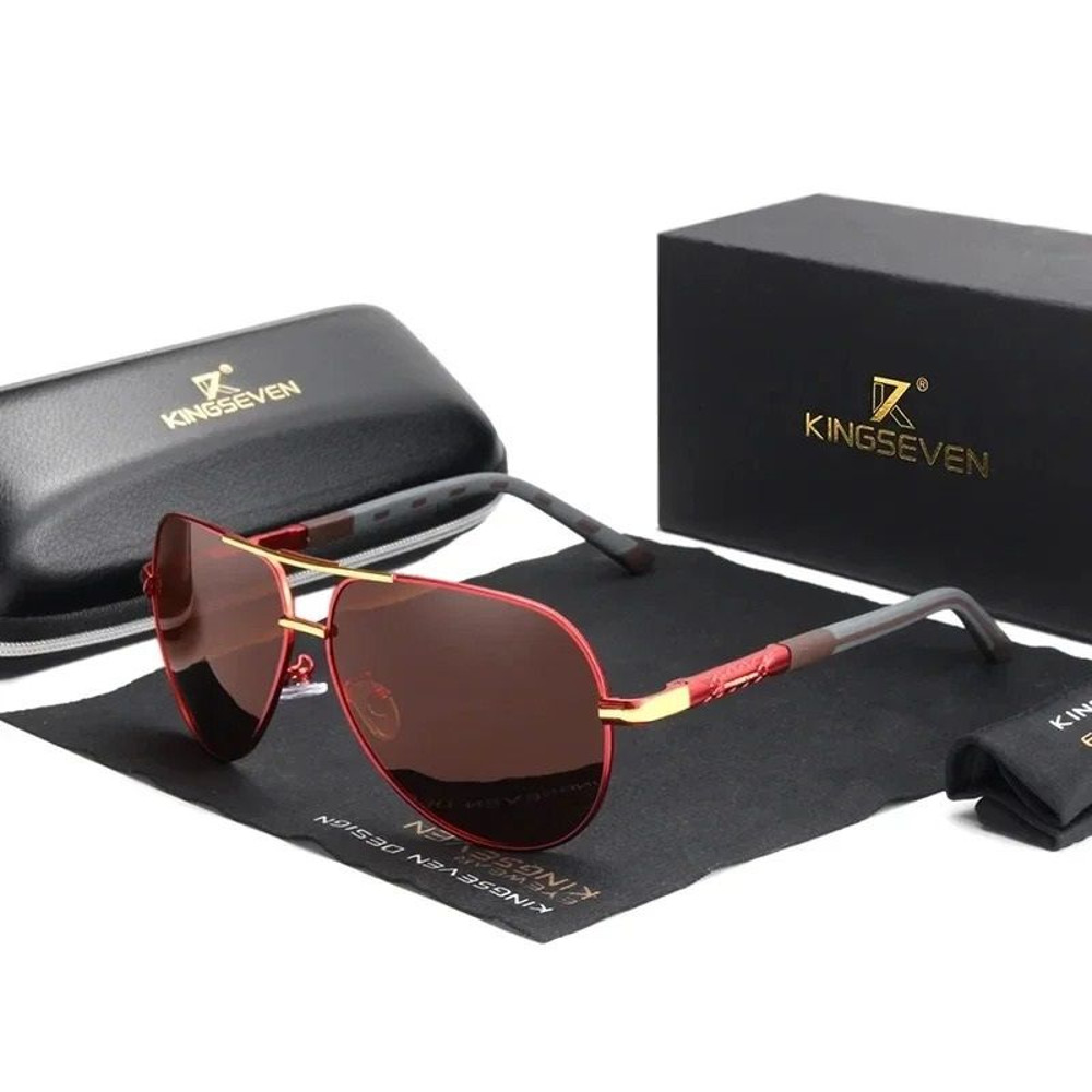 Luxury Retro Aluminum Frame Sunglasses 10