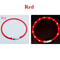 Silicone LED Dog Collar Rechargeable Safety Flashing 7
