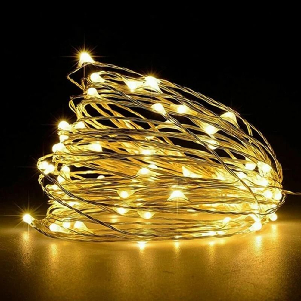 Fairy LED String Lights Copper Wire Battery Powered 9