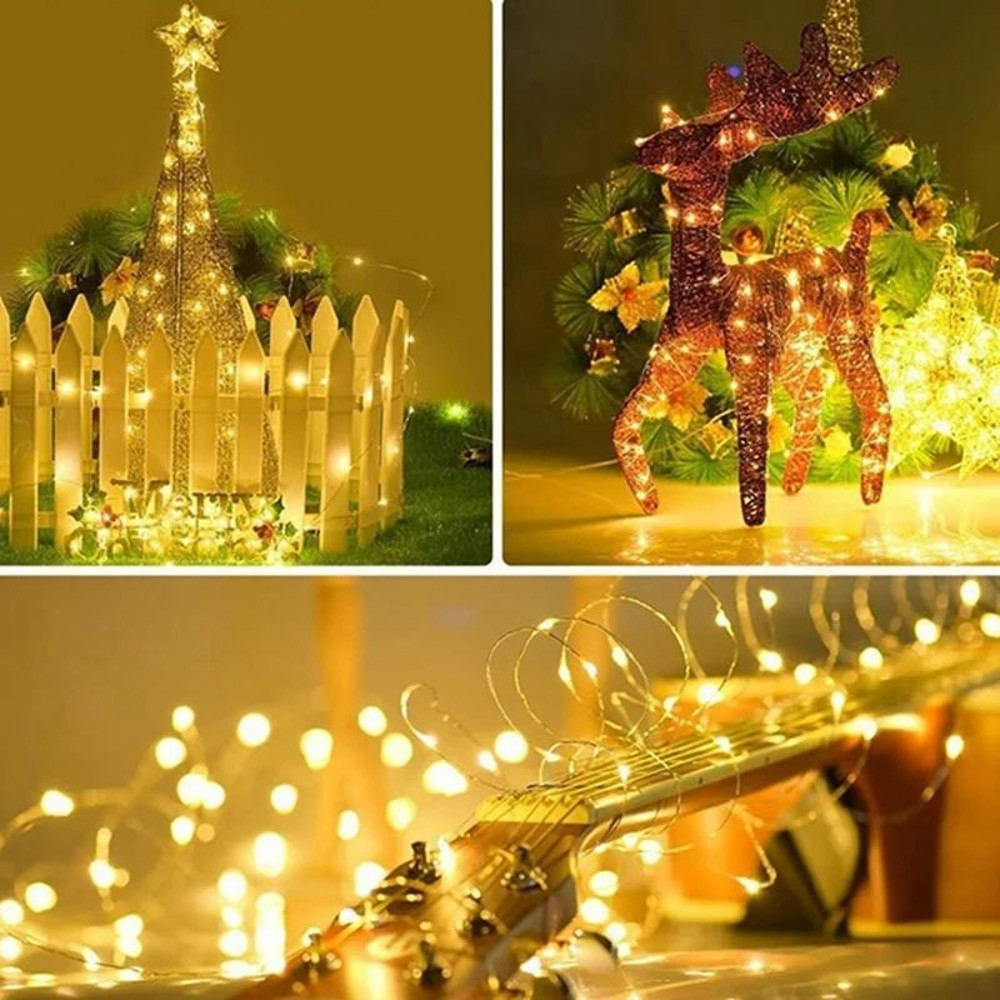 Fairy LED String Lights Copper Wire Battery Powered 1