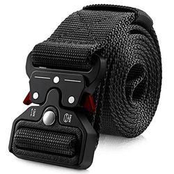 tactical canvas survival belt for men