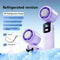 Ice Cooling Handheld Fan With 100 Speed Settings And Foldable Design 8