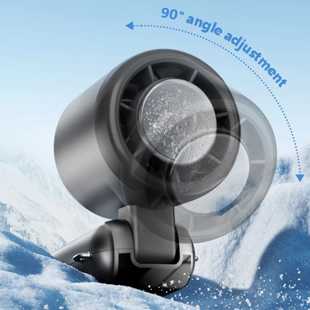 Ice Cooling Handheld Fan With 100 Speed Settings And Foldable Design 1