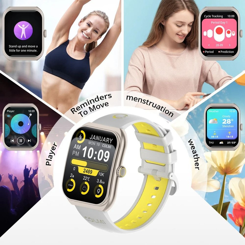 AMOLED Smartwatch With Bluetooth Calling And Health Tracking 4