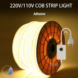 flexible cob led strip light for indoor and outdoor lighting
