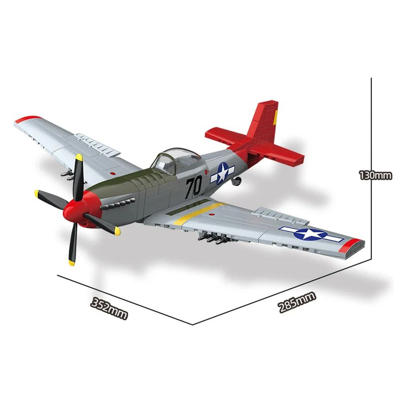 WW2 Military Fighter Building Block Set 5