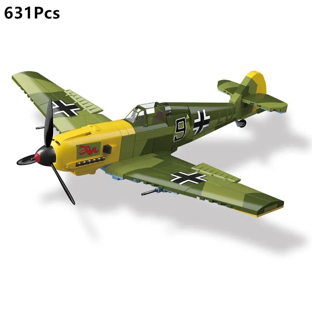WW2 Military Fighter Building Block Set 8