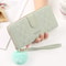 Womens Long PU Leather Wallet With Zipper And Wristlet 11