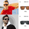 Retro Square Polarized Sunglasses With UV400 Protection 2