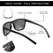 Retro Square Polarized Sunglasses With UV400 Protection 3