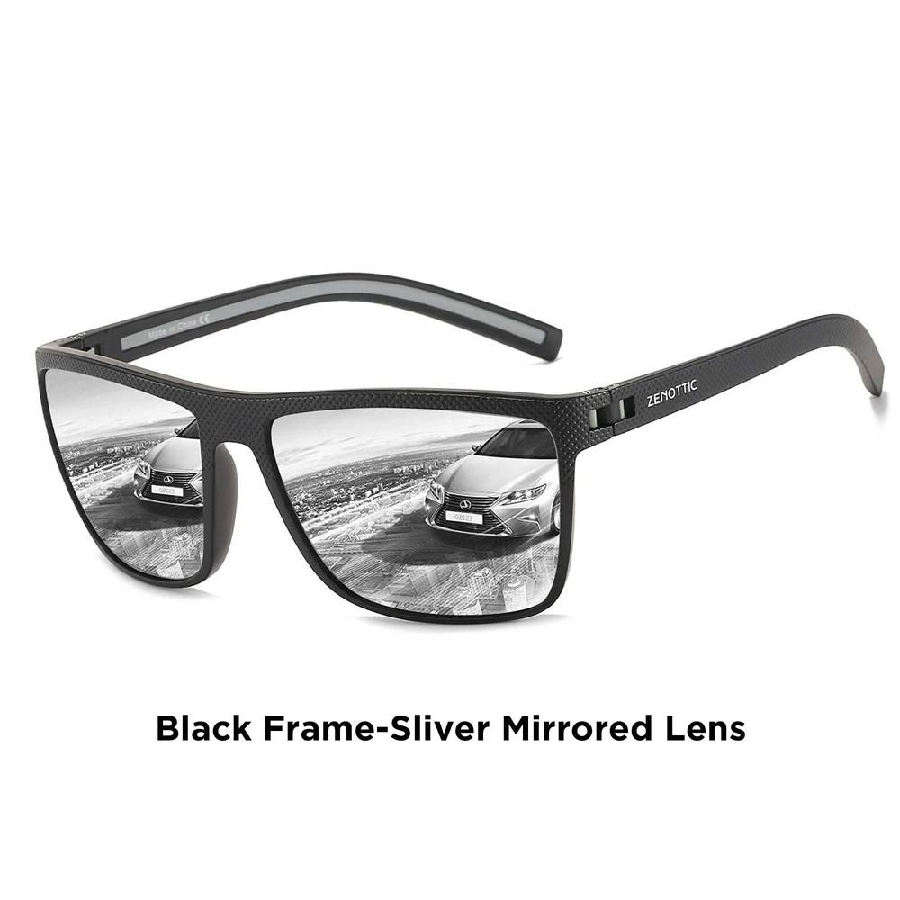 Retro Square Polarized Sunglasses With UV400 Protection 13