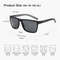Retro Square Polarized Sunglasses With UV400 Protection 4