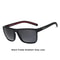 Retro Square Polarized Sunglasses With UV400 Protection 5