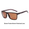Retro Square Polarized Sunglasses With UV400 Protection 6