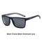 Retro Square Polarized Sunglasses With UV400 Protection 7